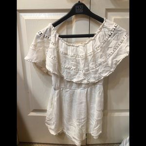 Off the shoulder romper
